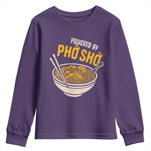 Vietnamese Pho Youth Sweatshirt Funny Vietnam Foodie Food Humor TS10 Purple Print Your Wear