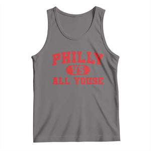 Philly Vs All Youse Tank Top Vintage Funny Philadelphia Slang Red TS10 Deep Heather Print Your Wear