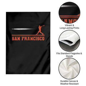San Francisco Sport Garden Flag SF Vintage Sports Baseball Players TS10 Print Your Wear