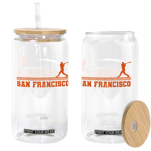 San Francisco Sport Glass Can SF Vintage Sports Baseball Players TS10 Print Your Wear