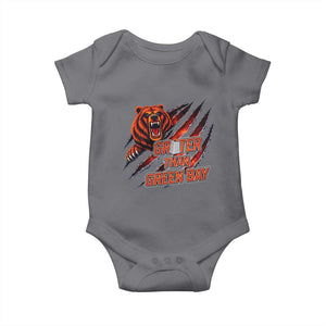 Grater Than GB Baby Onesie Grate Cheese Foolball Fans TS10 Charcoal Print Your Wear