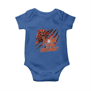 Grater Than GB Baby Onesie Grate Cheese Foolball Fans TS10 Royal Blue Print Your Wear