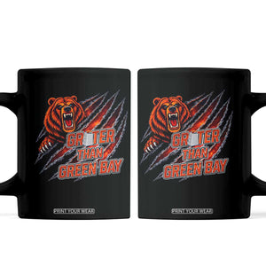Grater Than GB Coffee Mug Grate Cheese Foolball Fans TS10 Black Print Your Wear