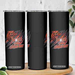 Grater Than GB Skinny Tumbler Grate Cheese Foolball Fans TS10 Print Your Wear
