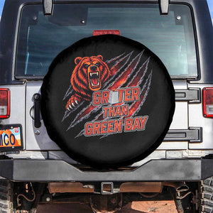 Grater Than GB Spare Tire Cover Grate Cheese Foolball Fans TS10 No hole Black Print Your Wear