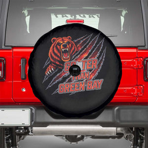 Grater Than GB Spare Tire Cover Grate Cheese Foolball Fans TS10 Black Print Your Wear