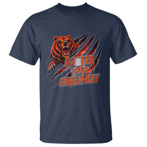Grater Than GB T Shirt Grate Cheese Foolball Fans TS10 Navy Print Your Wear