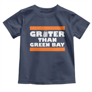 BF Game Day Toddler T Shirt Funny Grater Than GB Foolball Fans TS10 Navy Print Your Wear