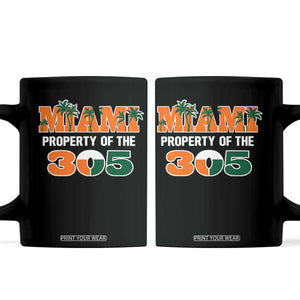 305 Miami Pride Coffee Mug Urban Style Miami Beach Graphic TS10 Black Print Your Wear