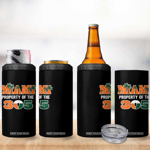 305 Miami Pride 4 in 1 Can Cooler Tumbler Urban Style Miami Beach Graphic TS10 Print Your Wear