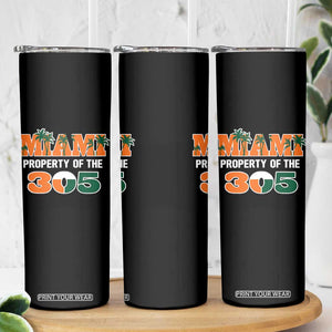 305 Miami Pride Skinny Tumbler Urban Style Miami Beach Graphic TS10 Print Your Wear