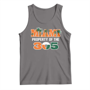 305 Miami Pride Tank Top Urban Style Miami Beach Graphic TS10 Deep Heather Print Your Wear