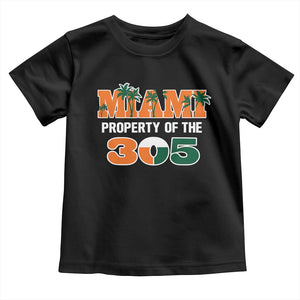 305 Miami Pride Toddler T Shirt Urban Style Miami Beach Graphic TS10 Black Print Your Wear