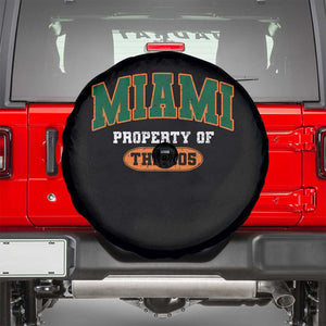 305 Miami Spare Tire Cover Florida FL Vintage Athletic Sports TS10 Black Print Your Wear