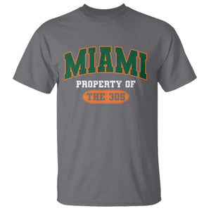 305 Miami T Shirt Florida FL Vintage Athletic Sports TS10 Charcoal Print Your Wear