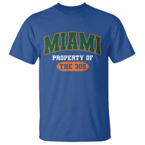 305 Miami T Shirt Florida FL Vintage Athletic Sports TS10 Royal Blue Print Your Wear
