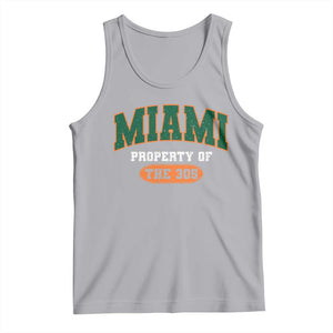 305 Miami Tank Top Florida FL Vintage Athletic Sports TS10 Athletic Heather Print Your Wear