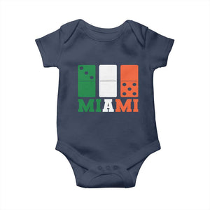 305 Miami Baby Onesie Three Zero Five Domino TS10 Navy Print Your Wear