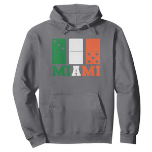 305 Miami Hoodie Three Zero Five Domino TS10 Charcoal Print Your Wear
