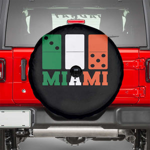 305 Miami Spare Tire Cover Three Zero Five Domino TS10 Black Print Your Wear