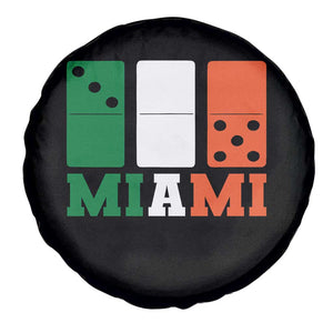 305 Miami Spare Tire Cover Three Zero Five Domino TS10 Print Your Wear