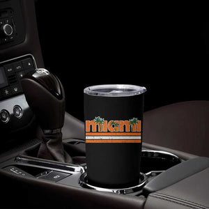 Miami Tumbler Cup Florida FL Retro Vintage Weathered Athletic Sports TS10 Print Your Wear