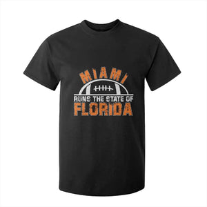 Miami Runs The State of Florida Dade County 305 Pride T Shirt For Kid TS10 Black Print Your Wear