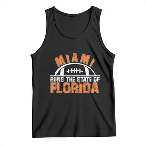 Miami Runs The State of Florida Dade County 305 Pride Tank Top TS10 Black Print Your Wear