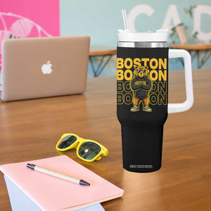 Retro Boston Ice Hockey Tumbler With Handle Fear The Bear TS10 Print Your Wear