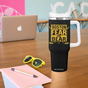 Boston Ice Hockey Tumbler With Handle Fear The Bear TS10 Print Your Wear