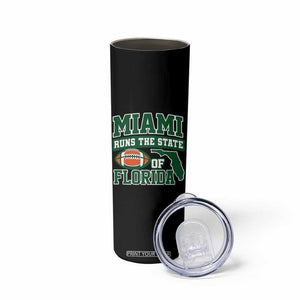 Miami Skinny Tumbler Runs The State of Florida Dade County 305 Pride TS10 Print Your Wear