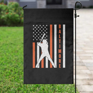 Baltimore Sport Baseball Fans Garden Flag Cool Distressed US Flag Maryland TS10 Print Your Wear
