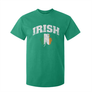 Irish T Shirt For Kid Vintage St Patricks Day Ireland Flag Shamrock Clover TS10 Irish Green Print Your Wear