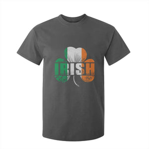 Irish St Patricks Day Shamrock T Shirt For Kid Retro Clover Ireland Flag Lucky Gifts TS10 Dark Heather Print Your Wear