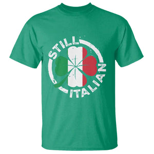 Funny Italian St Patricks Day T Shirt - Lucky Shamrock Italy Flag Italian Pride Holiday Tee TS10 Irish Green Print Your Wear