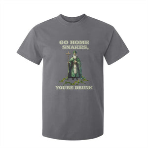 Funny St. Patrick's Day T Shirt For Kid Go Home Snakes, You're Drunk TS10 Charcoal Print Your Wear