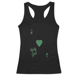 St Patricks Day Irish Lucky Girl Racerback Tank Top TS10 Black Print Your Wear