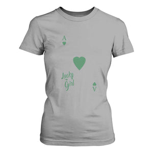 St Patricks Day Irish Lucky Girl T Shirt For Women TS10 Sport Gray Print Your Wear