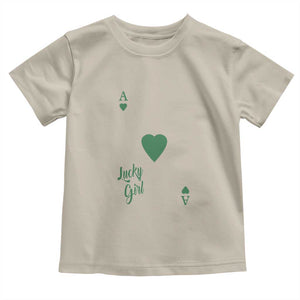 St Patricks Day Irish Lucky Girl Toddler T Shirt TS10 Sand Print Your Wear