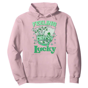 St. Patrick's Day Casino Feeling Lucky Hoodie Las Vegas Girls Trip TS10 Light Pink Print Your Wear