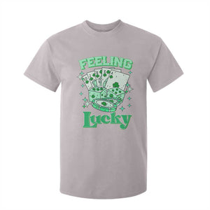 St. Patrick's Day Casino Feeling Lucky T Shirt For Kid Las Vegas Girls Trip TS10 Ice Gray Print Your Wear