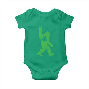 St Patricks Day Bigfoot Baby Onesie Irish Sasquatch Shamrock TS10 Irish Green Print Your Wear