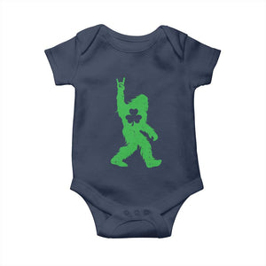 St Patricks Day Bigfoot Baby Onesie Irish Sasquatch Shamrock TS10 Navy Print Your Wear
