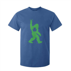 St Patricks Day Bigfoot T Shirt For Kid Irish Sasquatch Shamrock TS10 Royal Blue Print Your Wear