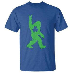 St Patricks Day Bigfoot T Shirt Irish Sasquatch Shamrock TS10 Royal Blue Print Your Wear
