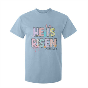 He is Risen Jesus Christian Happy Easter T Shirt For Kid TS10 Light Blue Print Your Wear