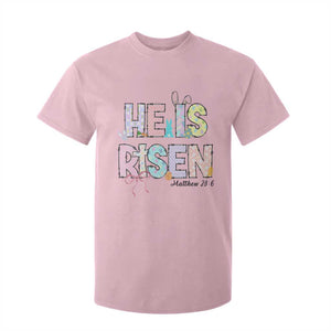 He is Risen Jesus Christian Happy Easter T Shirt For Kid TS10 Light Pink Print Your Wear