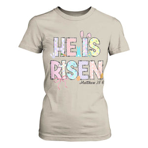 He is Risen Jesus Christian Happy Easter T Shirt For Women TS10 Sand Print Your Wear