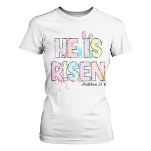 He is Risen Jesus Christian Happy Easter T Shirt For Women TS10 White Print Your Wear