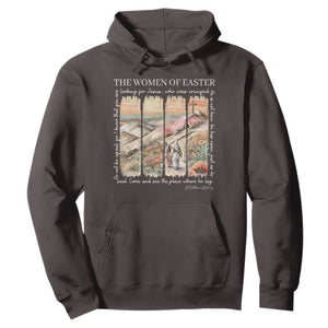 Easter Religious Hoodie Women of Easter He is Risen TS10 Dark Chocolate Print Your Wear